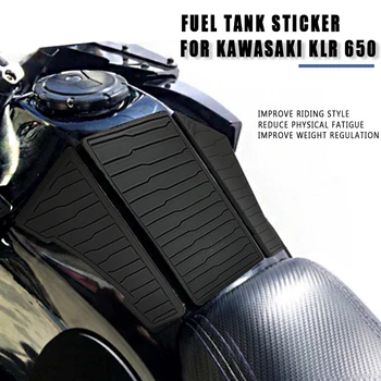 Motosiklet Aksesuarları Tankı kauçuk ped kaymaz Çizilmeye dayanıklı Koruyucu Sticker İçin Kawasakı KLR 650 KLR650 08-18