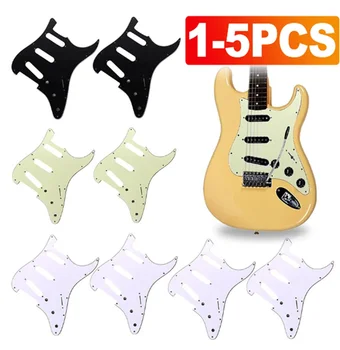 3Ply SSS 11 Delikli Elektro Gitar Pickguard Profesyonel PVC Gitar Koruyucu Plaka Anti-scratch FD Enstrüman Parçaları