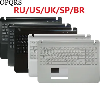 Rusça/ABD/İNGİLTERE/İspanyolca / Brezilya laptop klavye Sony Vaio SVF152C29U SVF152C29W SVF152C29V SVF152C29X SVF152A29L palmrest üst
