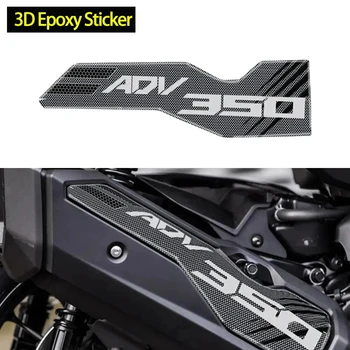 Motosiklet 3D Epoksi Sticker Çıkartma egzoz borusu Sticker kaymaz Süslemeleri Sticker HONDA ADV 350 ADV350 2022 2023