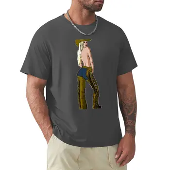 Cowgirl Eyersiz T-Shirt artı boyutu üstleri çabuk kuruyan gömlek hayvan baskı gömlek erkekler için estetik elbise erkek t shirt paketi