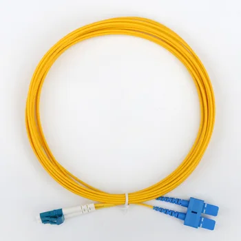 Ücretsiz Kargo 20 M SC-LC Dubleks tek modlu fiber optik yama kablosu SC-LC 20 M Dubleks 2.0 mm FTTH fiber optik jumper