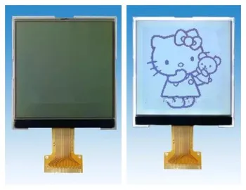 24PİN COG 128128 LCD Ekran ST7571 Denetleyici SPI / IIC / Paralel Arabirim Beyaz Arka ışık